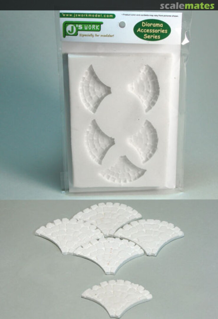 Boxart Silicone Mould for Making Stone Pavement No.4 (Small) PPA3054 J's Work Boxart Silicone Mould for Making Stone Pavement No.4 (Small) PPA3054 J's Work