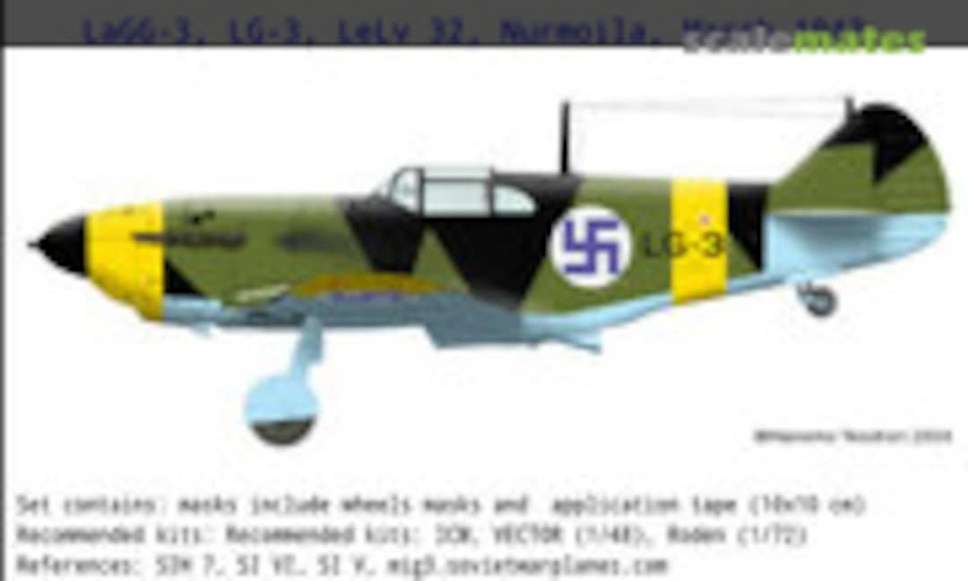 1:48 LaGG-3 LG-3 (AIRDESIGN.SK MAR48017) MAR48017