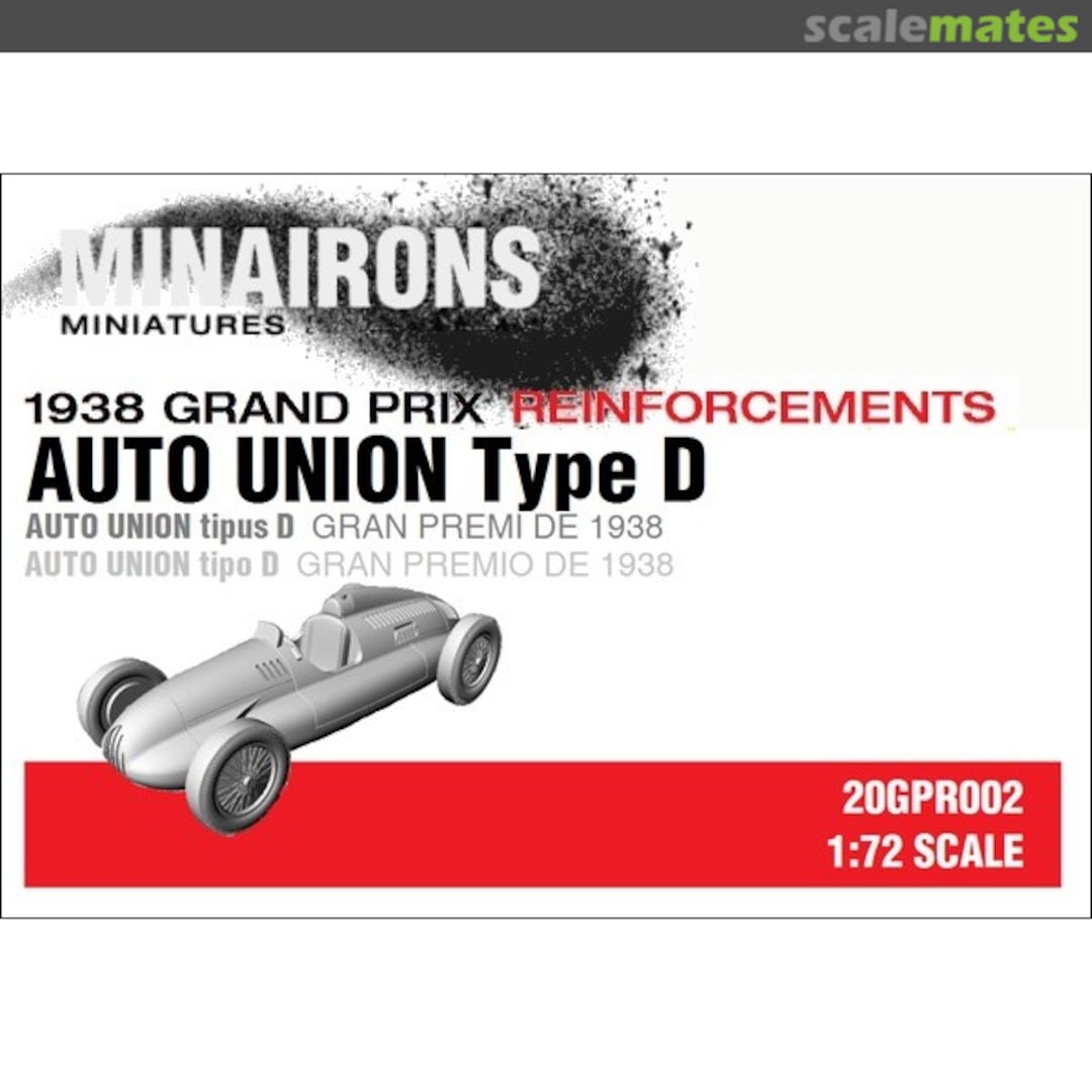 Boxart Auto Union Type D 20GPR002 Minairons Miniatures