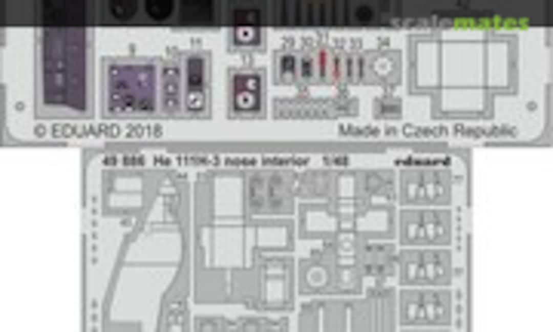 1:48 He 111H-3 nose interior ICM (Eduard 49886) 49886