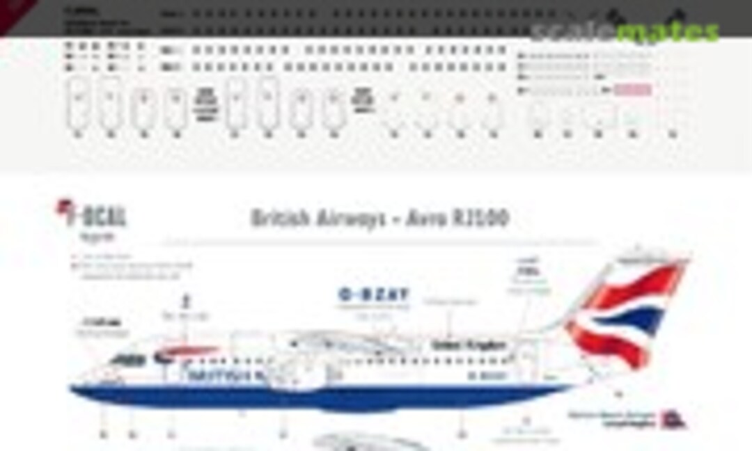 1:144 British Aerospace Avro RJ100 (F-DCAL FD144-155) FD144-155
