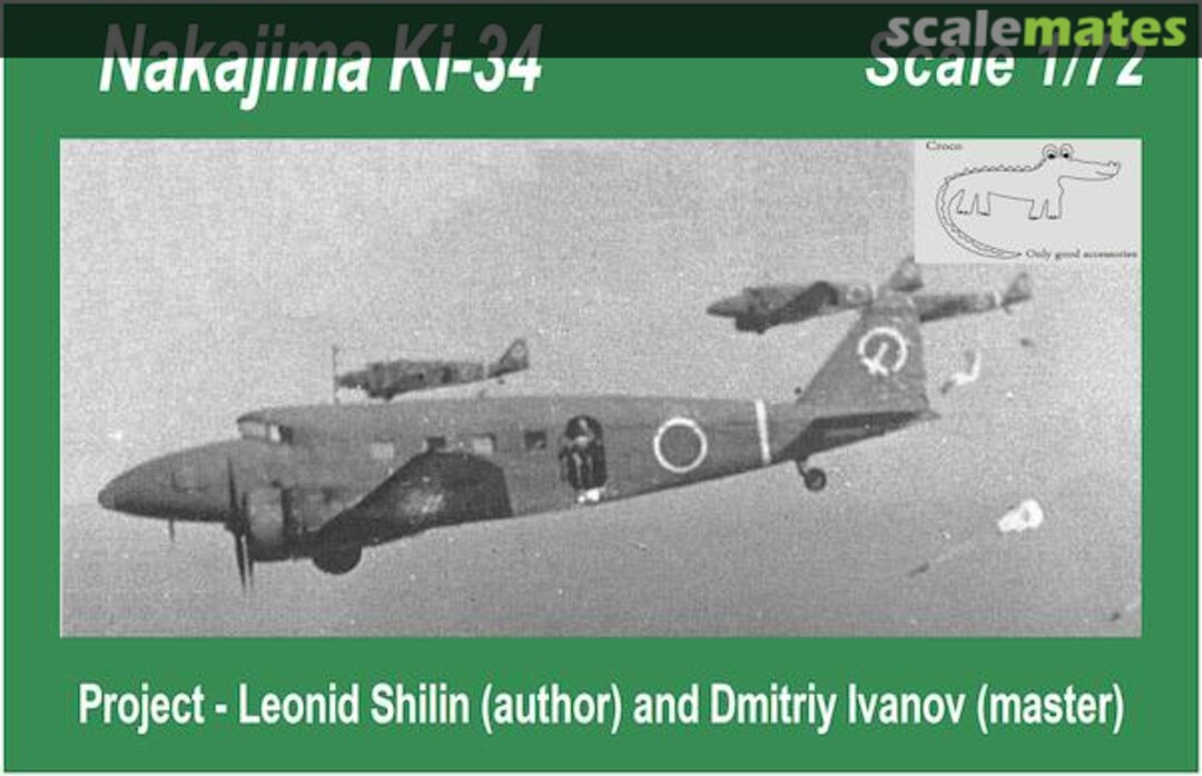 Boxart Nakajima Ki-34 CMD7205 Croco Models Boxart Nakajima Ki-34 CMD7205 Croco Models