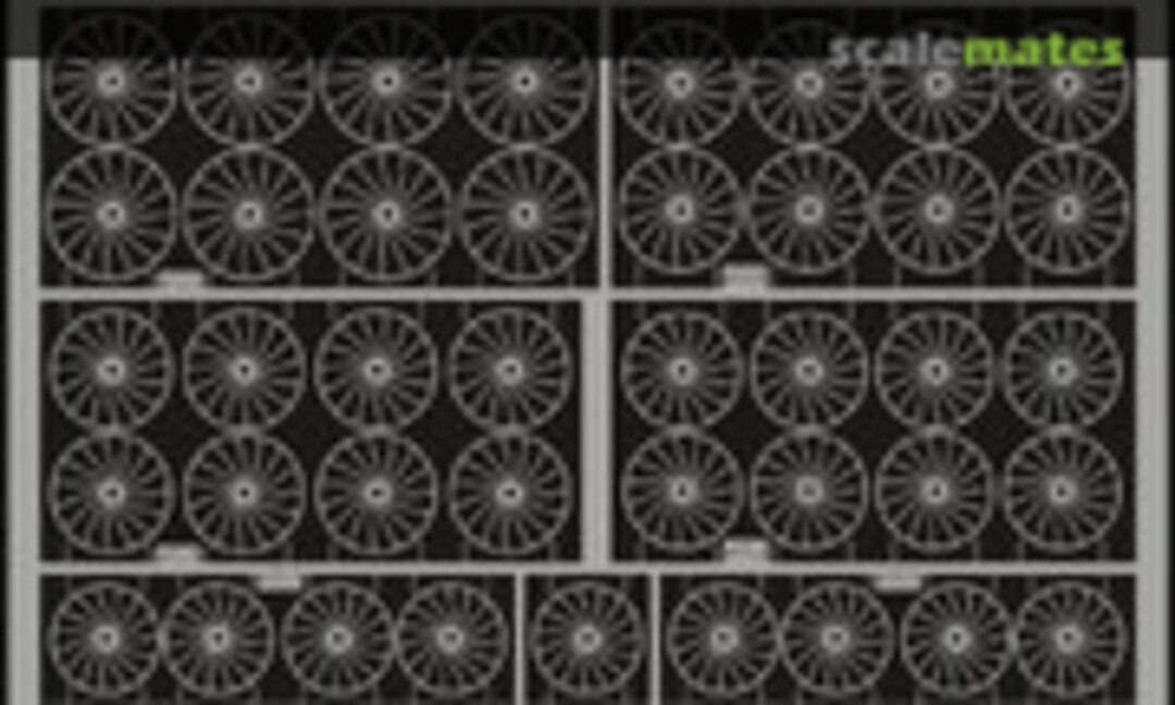 1:48 WWI Wheel Wire Discs (Eduard 48505)