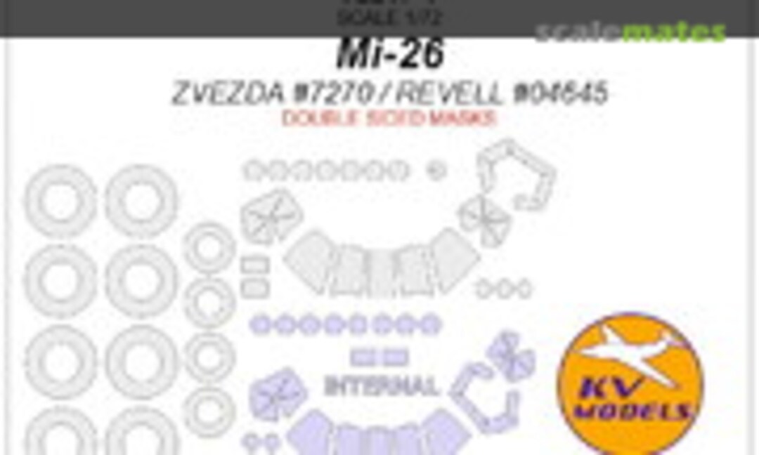 1:72 Mi-26 (Double sided masks) (KV Models 72217-1) 72217-1