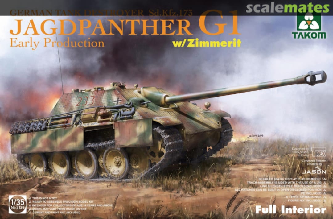 Boxart Jagdpanther G1 2125 Takom