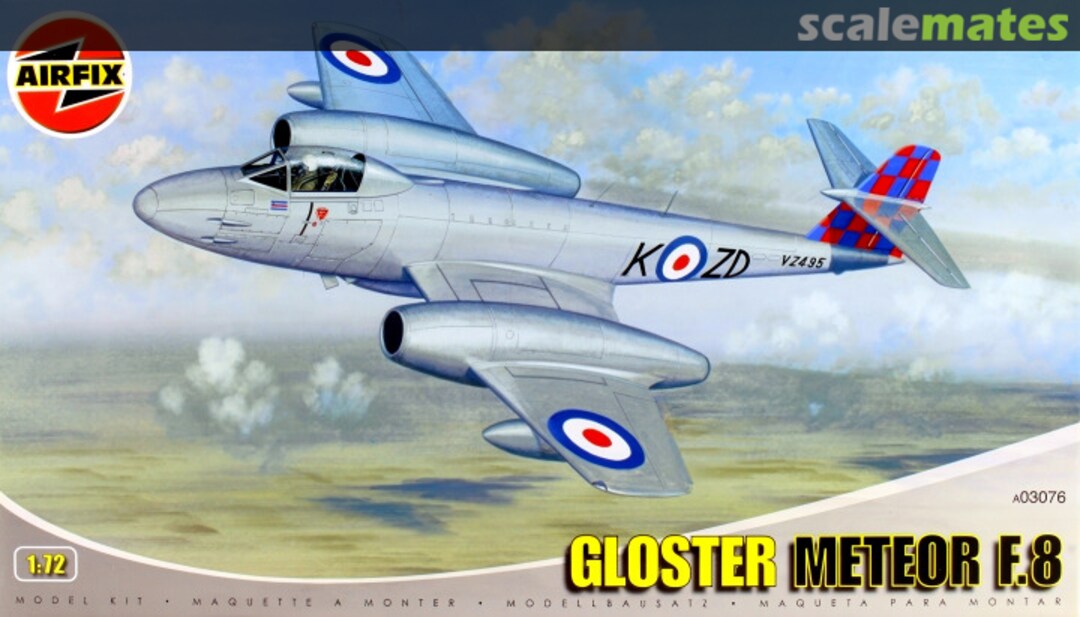 Boxart Gloster Meteor F.8 A03076 Airfix Boxart Gloster Meteor F.8 A03076 Airfix