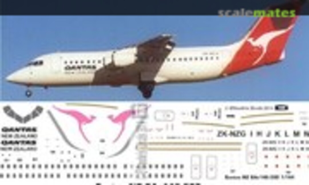 1:144 Qantas NZ BAe146-300 (Oldmodels Decals OMD0590) OMD0590