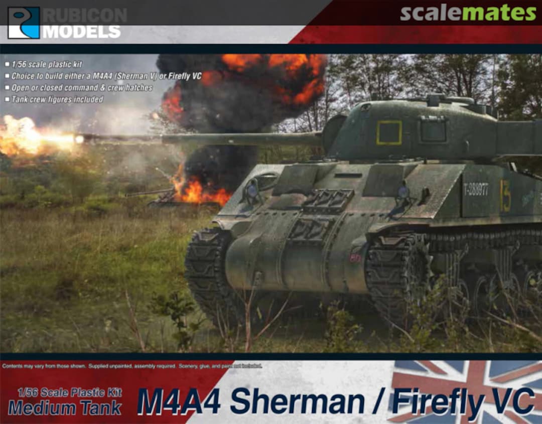 Boxart M4A4 Sherman/ Firefly Vc 280088 Rubicon Models Boxart M4A4 Sherman/ Firefly Vc 280088 Rubicon Models