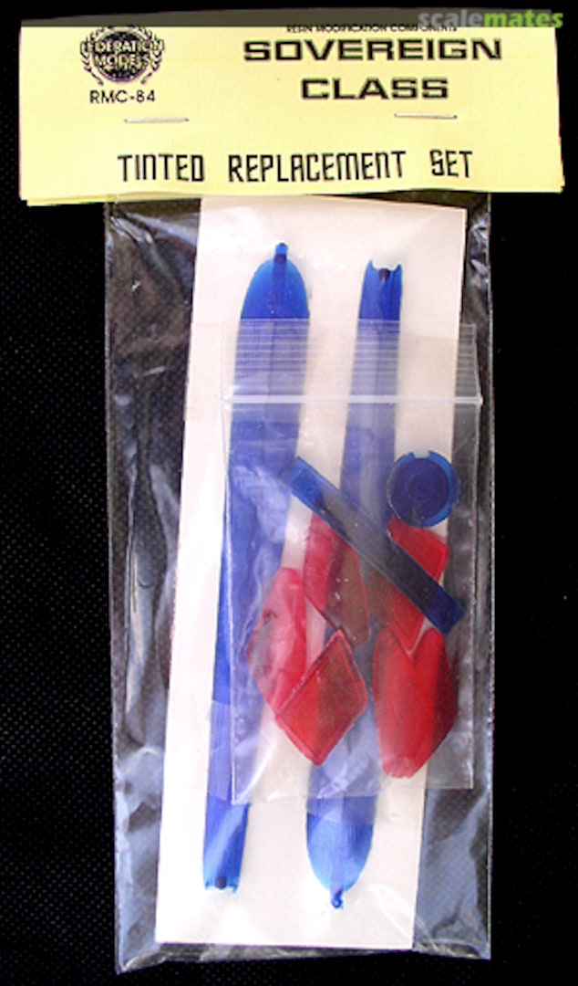 Boxart Sovereign Class Tinted Replacement Set RMC-84 Federation Models Boxart Sovereign Class Tinted Replacement Set RMC-84 Federation Models