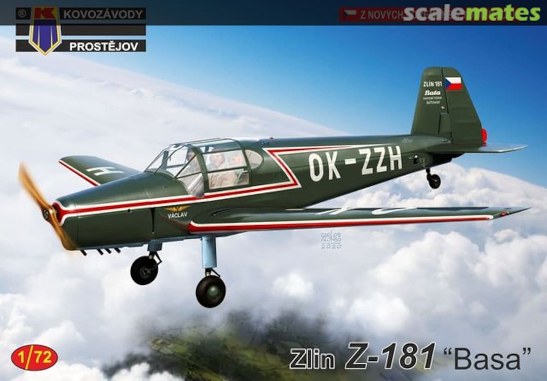 Boxart Zlín Z-181 "Basa" KPM0229 Kovozávody Prostějov Boxart Zlín Z-181 "Basa" KPM0229 Kovozávody Prostějov