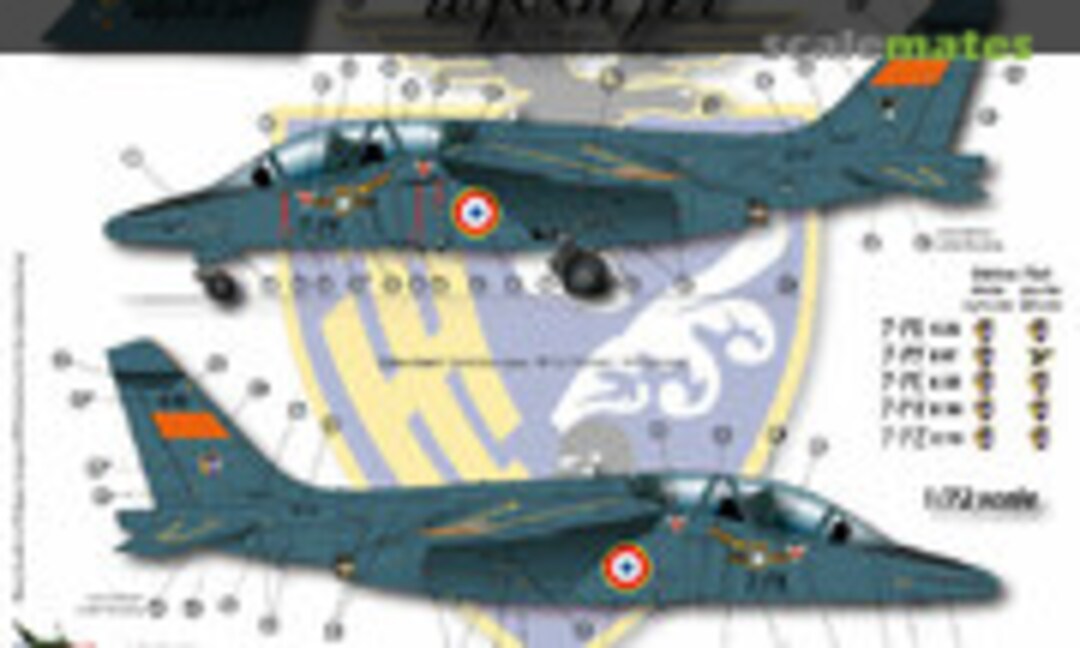 1:72 Alphajet E "EC 1/7 "Provence" St Dizier (FFSMC Productions P_72-003) P_72-003