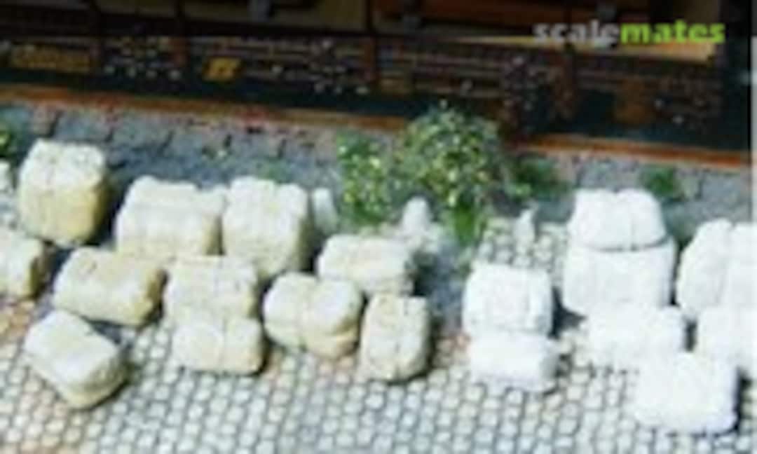 1:87 Bales Of Raw Material White + Beige (Juweela 28329) 28329