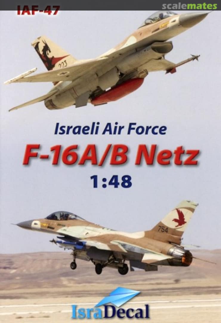 Boxart Israeli Air Force F-16A/B Netz IAF-47 IsraDecal Studio Boxart Israeli Air Force F-16A/B Netz IAF-47 IsraDecal Studio