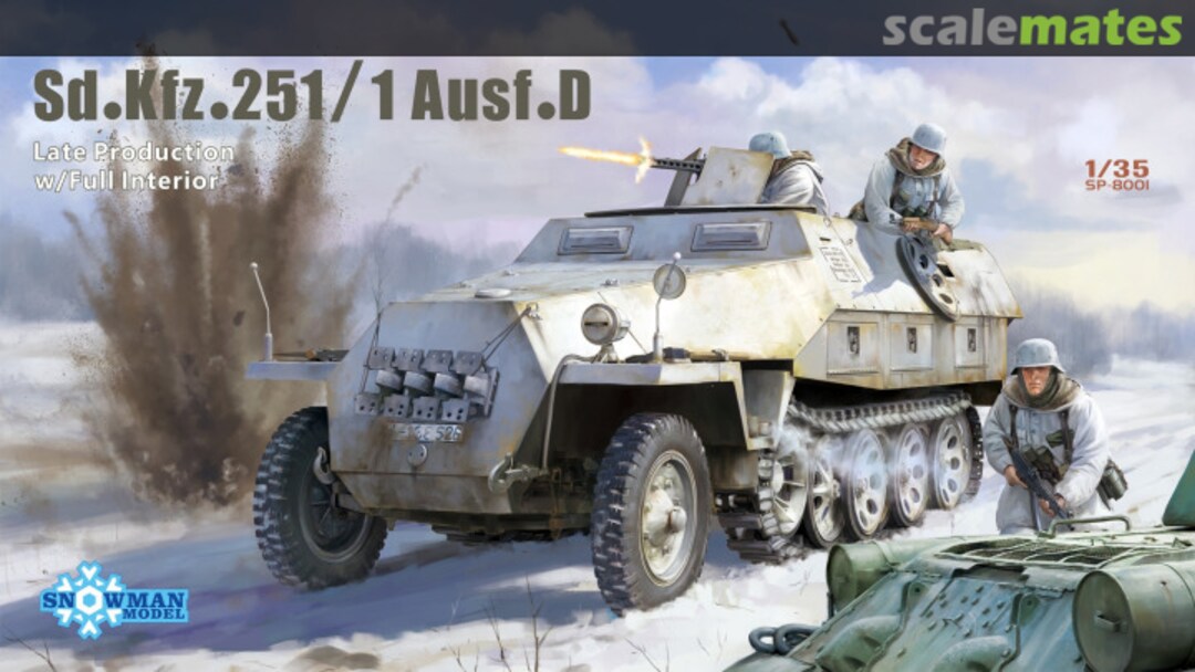 Boxart Sd.kfz.251/1 Ausf.D SP-8001 Snowman Model