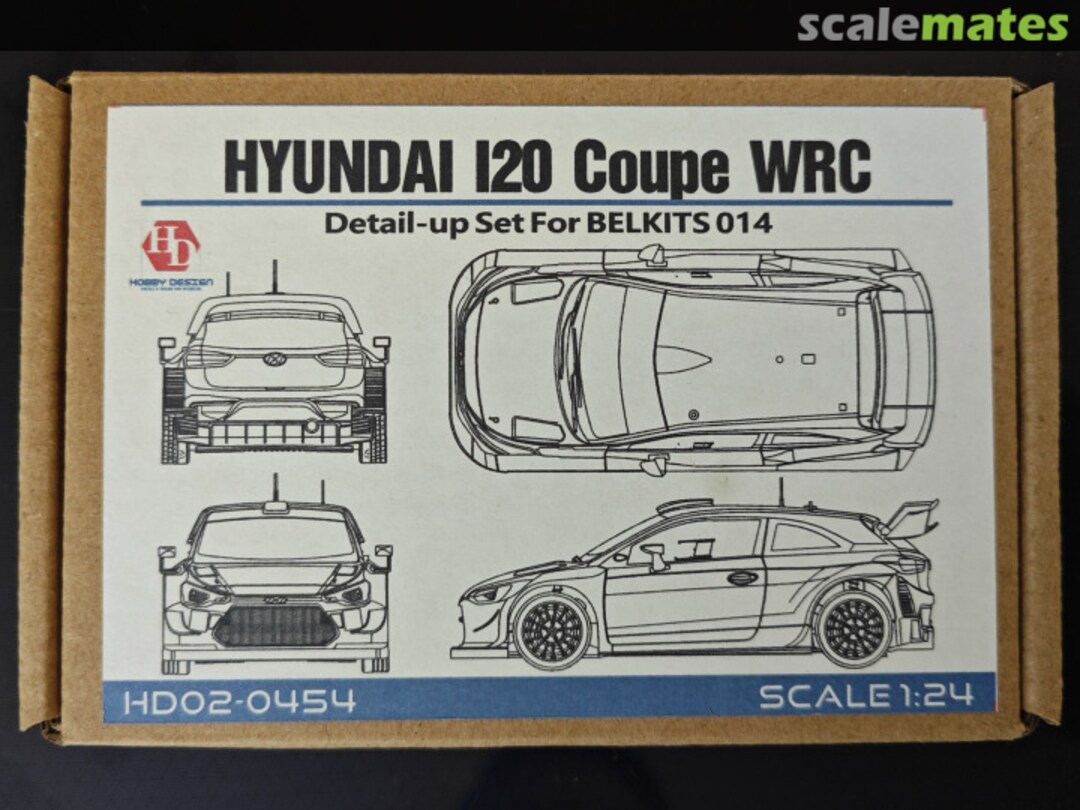Boxart Hyundai I20 Coupe WRC Detail-up set HD02-0454 Hobby Design Boxart Hyundai I20 Coupe WRC Detail-up set HD02-0454 Hobby Design