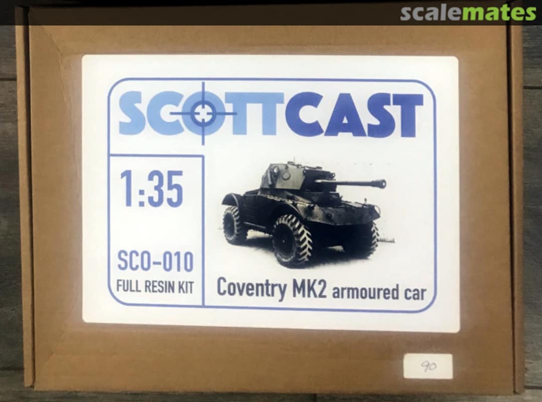Boxart Coventry MK2 Armoured Car SCO-010 Scottcast