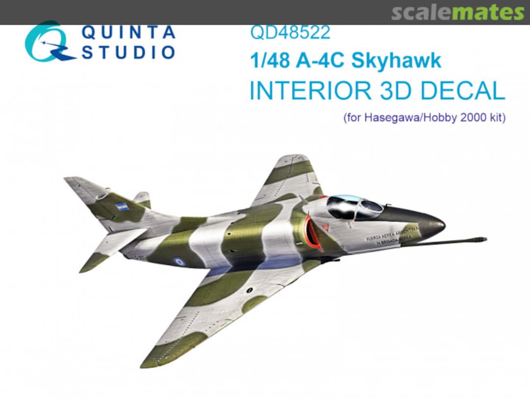 Boxart A-4C Skyhawk interior 3D decals QD48522 Quinta Studio Boxart A-4C Skyhawk interior 3D decals QD48522 Quinta Studio