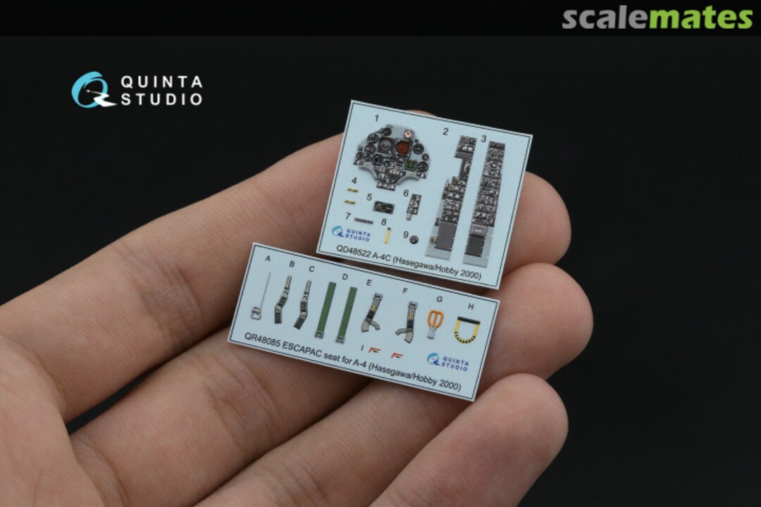 Contents A-4C Skyhawk interior 3D decals QD48522 Quinta Studio Contents A-4C Skyhawk interior 3D decals QD48522 Quinta Studio