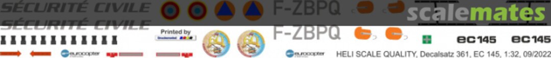 Boxart EC 145 - Securite Civile - F-ZBPQ 361 Heli Scale Quality Boxart EC 145 - Securite Civile - F-ZBPQ 361 Heli Scale Quality