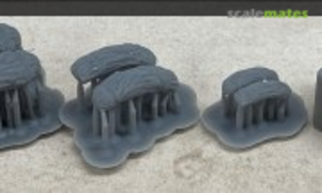 1:72 Rolled Blankets (2 Pieces) (EMP3d 72041003) 72041003