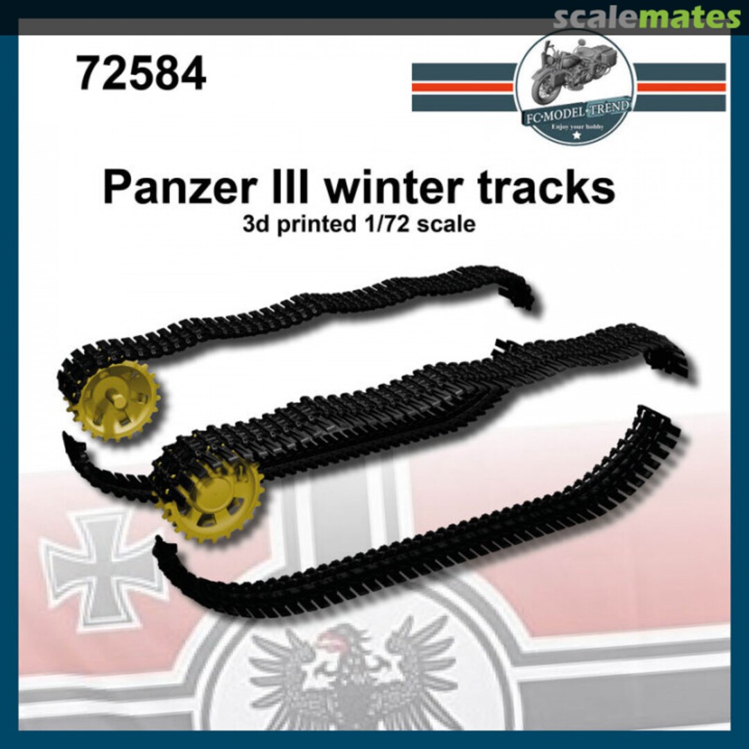 Boxart Panzer III - Winter Tracks / Ostketten (3D-Printed) 72584 FC Model Trend Boxart Panzer III - Winter Tracks / Ostketten (3D-Printed) 72584 FC Model Trend
