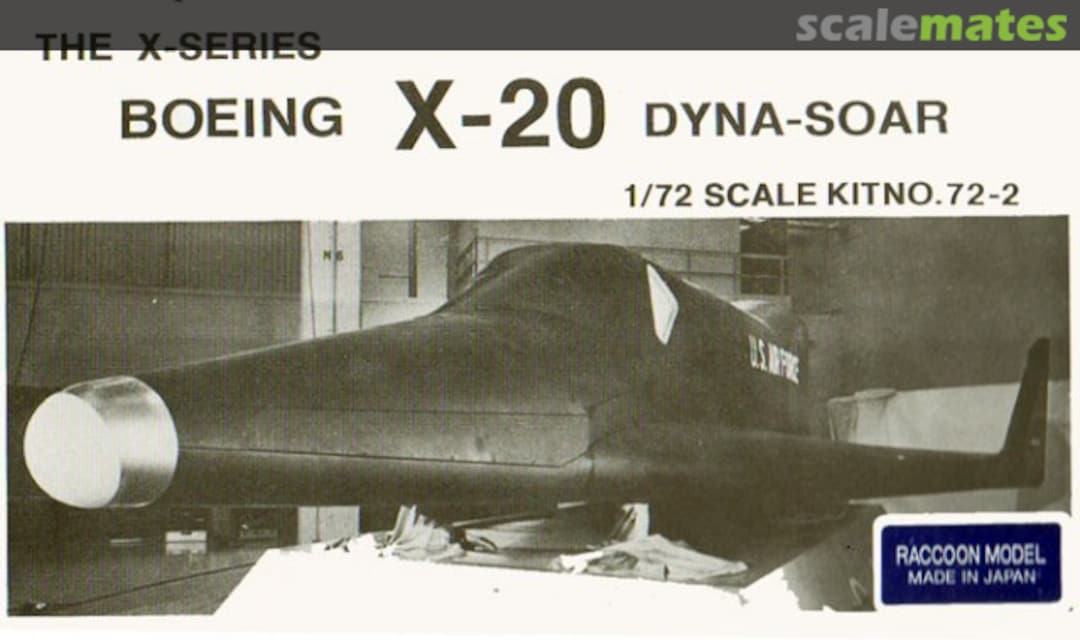 Boxart Boeing X-20 Dyna-Soar 72-2 Raccoon Models Boxart Boeing X-20 Dyna-Soar 72-2 Raccoon Models