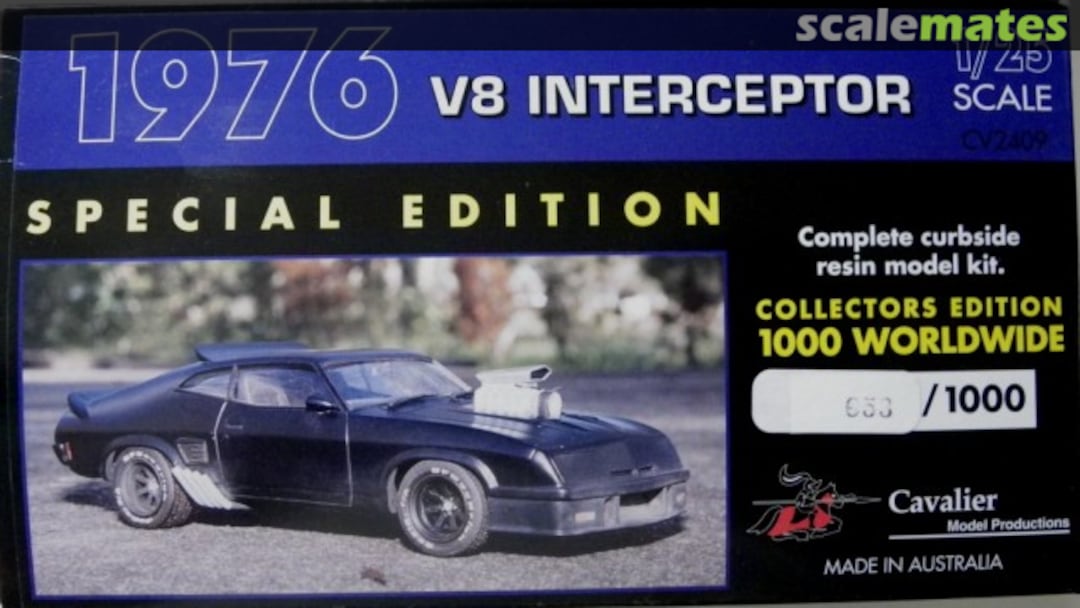 Boxart 1976 V8 INTERCEPTOR CV2409 Cavalier Model Productions