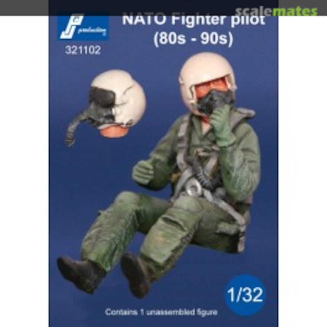 Boxart NATO pilot seated in a/c (1980 - 90) 321102 PJ Production Boxart NATO pilot seated in a/c (1980 - 90) 321102 PJ Production