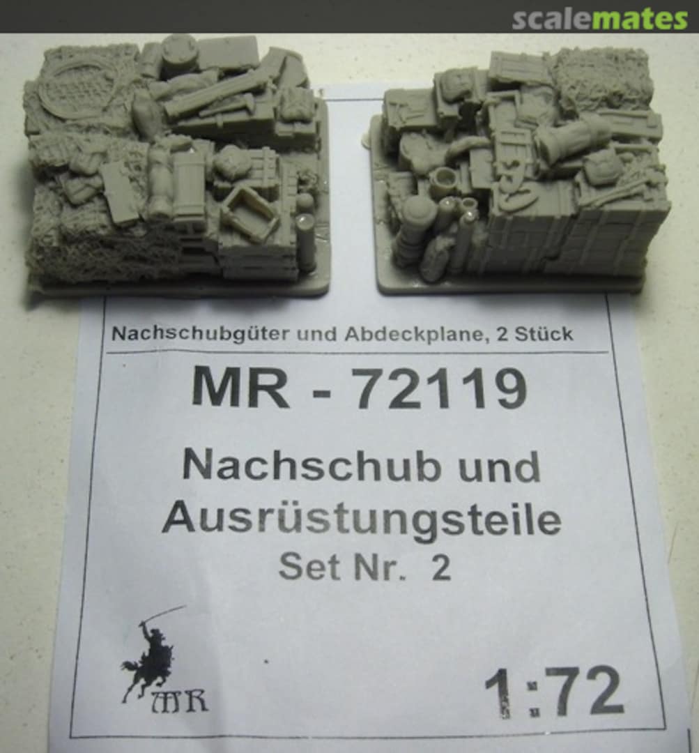 Boxart Military loads & supplies under tarpaulin No.2 MR-72119 MR Modellbau Boxart Military loads & supplies under tarpaulin No.2 MR-72119 MR Modellbau