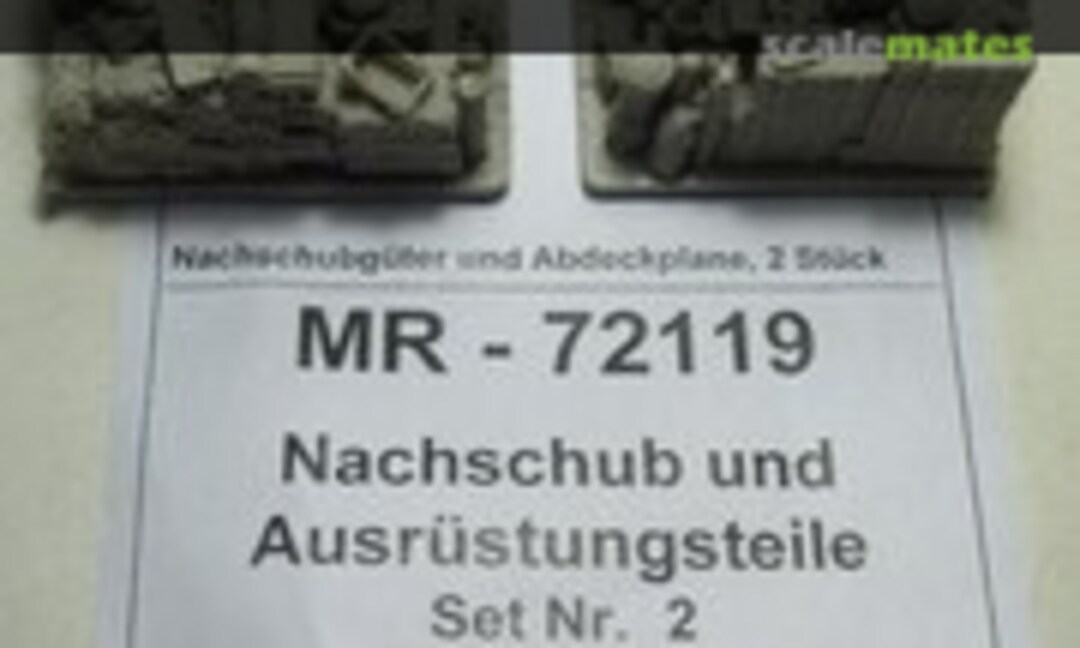 1:72 Military loads & supplies under tarpaulin No.2 (MR Modellbau MR-72119) MR-72119