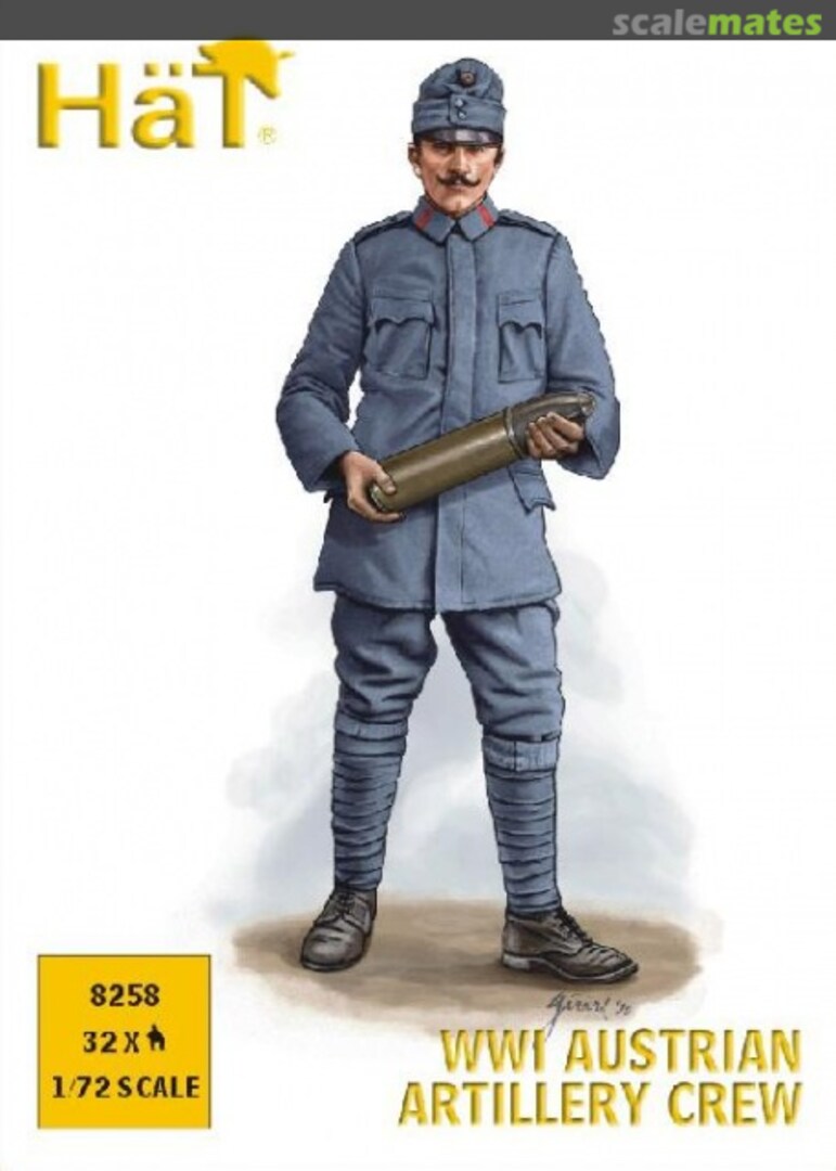 Boxart Austro-Hungarian Artillery Crew 8258 HäT Boxart Austro-Hungarian Artillery Crew 8258 HäT