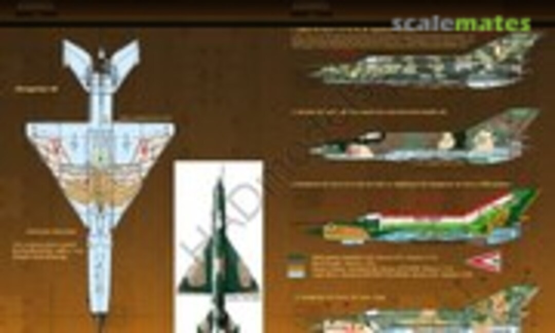 1:48 MiG-21 BIS (HungAeroDecals 48096) 48096
