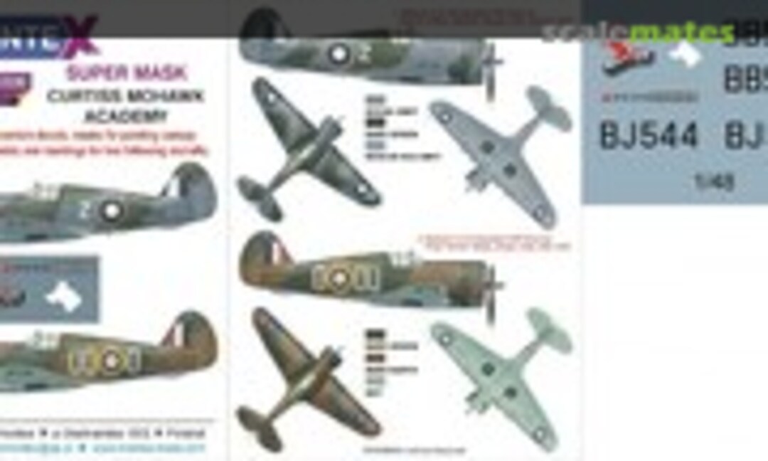1:48 Curtiss P-36 Mohawk "RAF" (Montex K48303) K48303