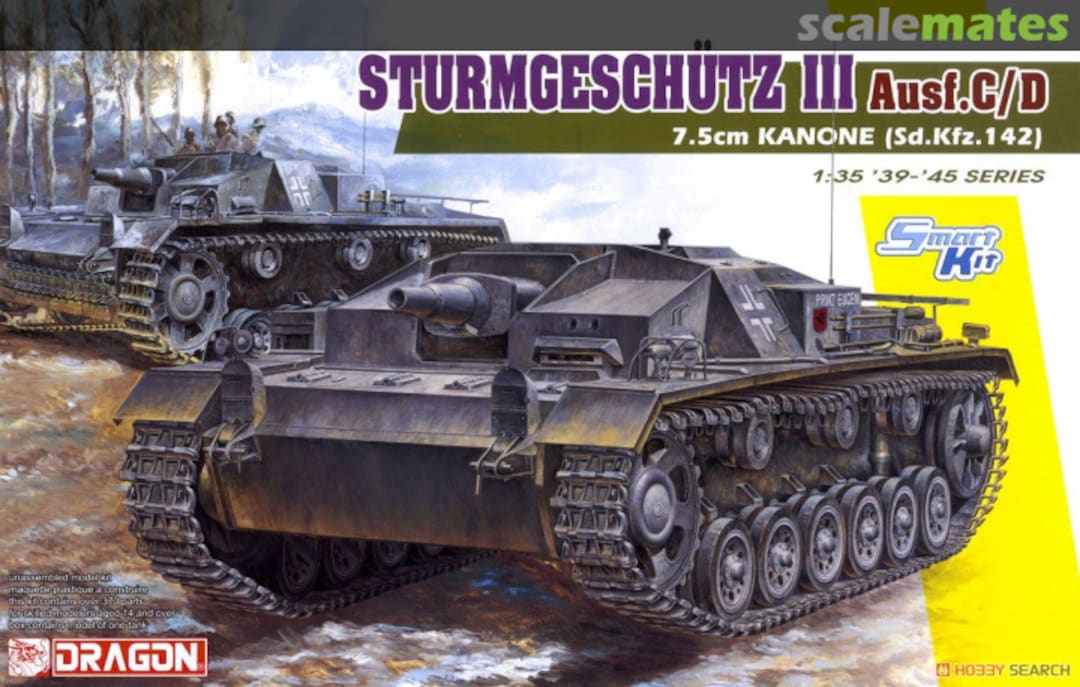 Boxart Sturmgeschütz III Ausf. C/D 6851 Dragon Boxart Sturmgeschütz III Ausf. C/D 6851 Dragon