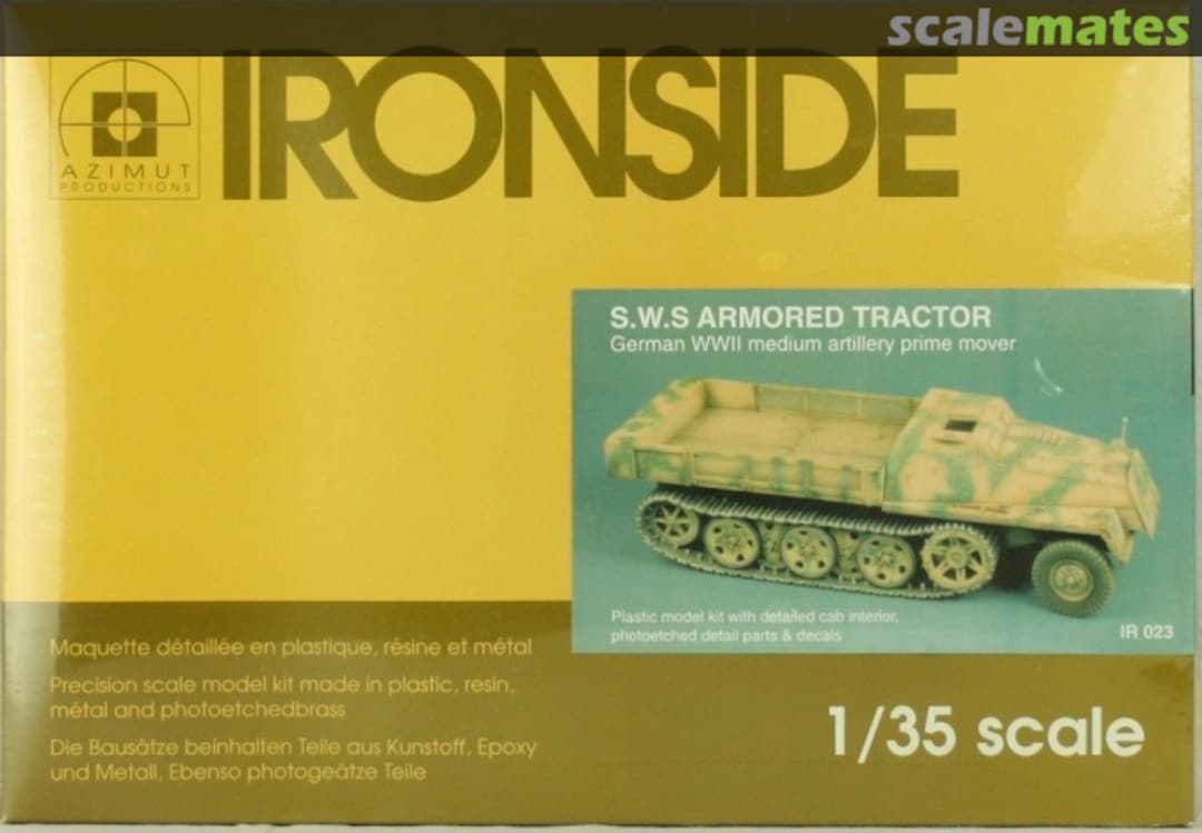 Boxart SWS Armored Tractor IR 023 Azimut-Ironside Boxart SWS Armored Tractor IR 023 Azimut-Ironside