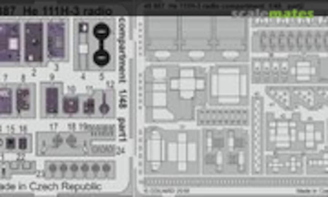 1:48 He 111H-3 radio compartment ICM (Eduard 49887)