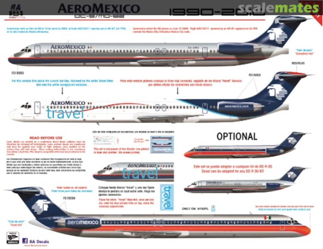 Boxart Aeromexico MD Legacy 7909-244-144 8aDecs Boxart Aeromexico MD Legacy 7909-244-144 8aDecs