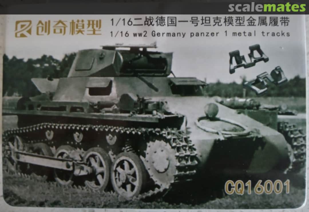 Boxart WW2 Germany Panzer 1 metal tracks CM-16001 R Model Boxart WW2 Germany Panzer 1 metal tracks CM-16001 R Model