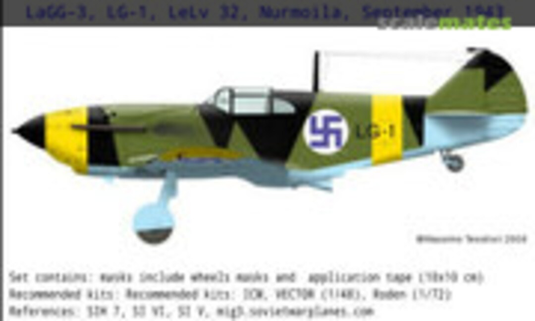 1:48 LaGG-3 LG-1 (AIRDESIGN.SK MAR48015) MAR48015