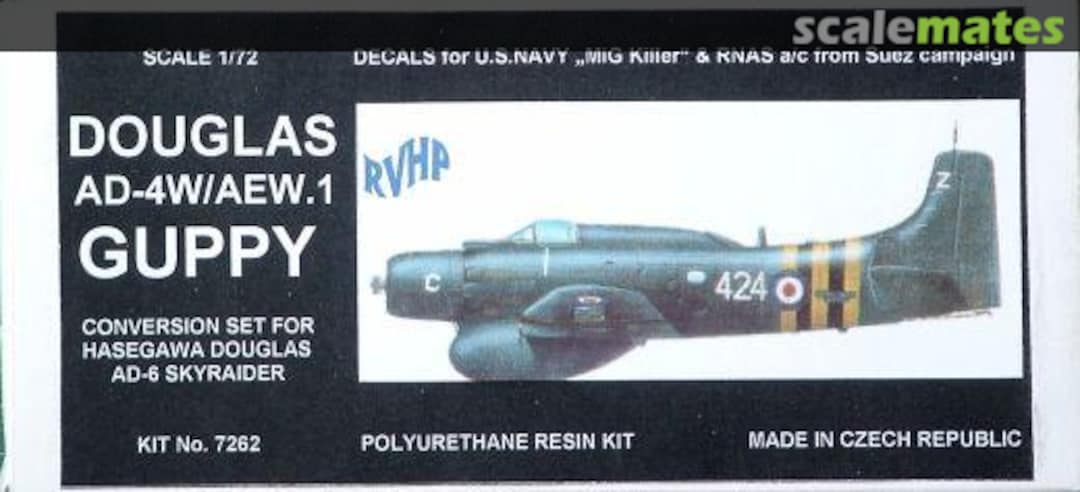 Boxart Douglas AD-4W/AEW.1 Guppy 7262 RVHP Boxart Douglas AD-4W/AEW.1 Guppy 7262 RVHP