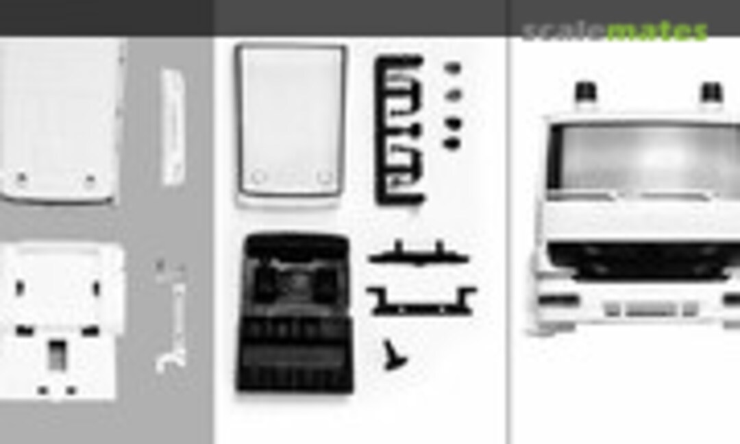 Crew cabin Mercedes-Benz Atego 2010 LF 20/16 white Content: 2 pcs. (Herpa 083362)