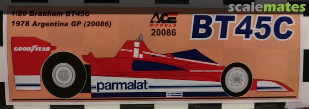 Boxart Brabham BT45C 20086 Ace Models Boxart Brabham BT45C 20086 Ace Models