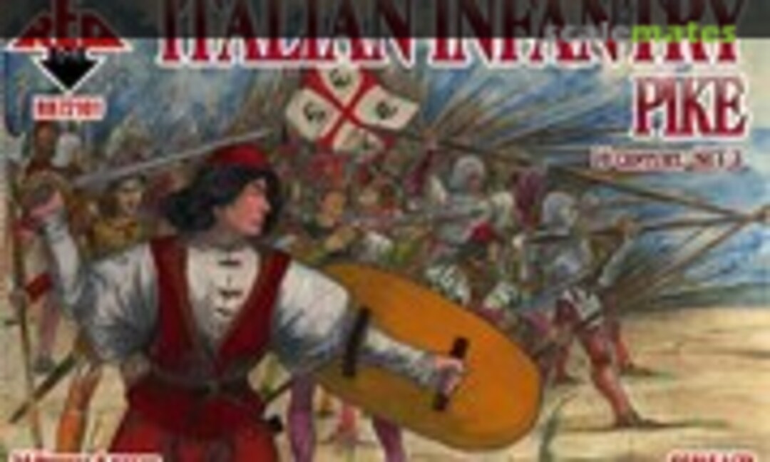 1:72 Italian Infantry Set 3 Pikemen (Red Box RB72101) RB72101