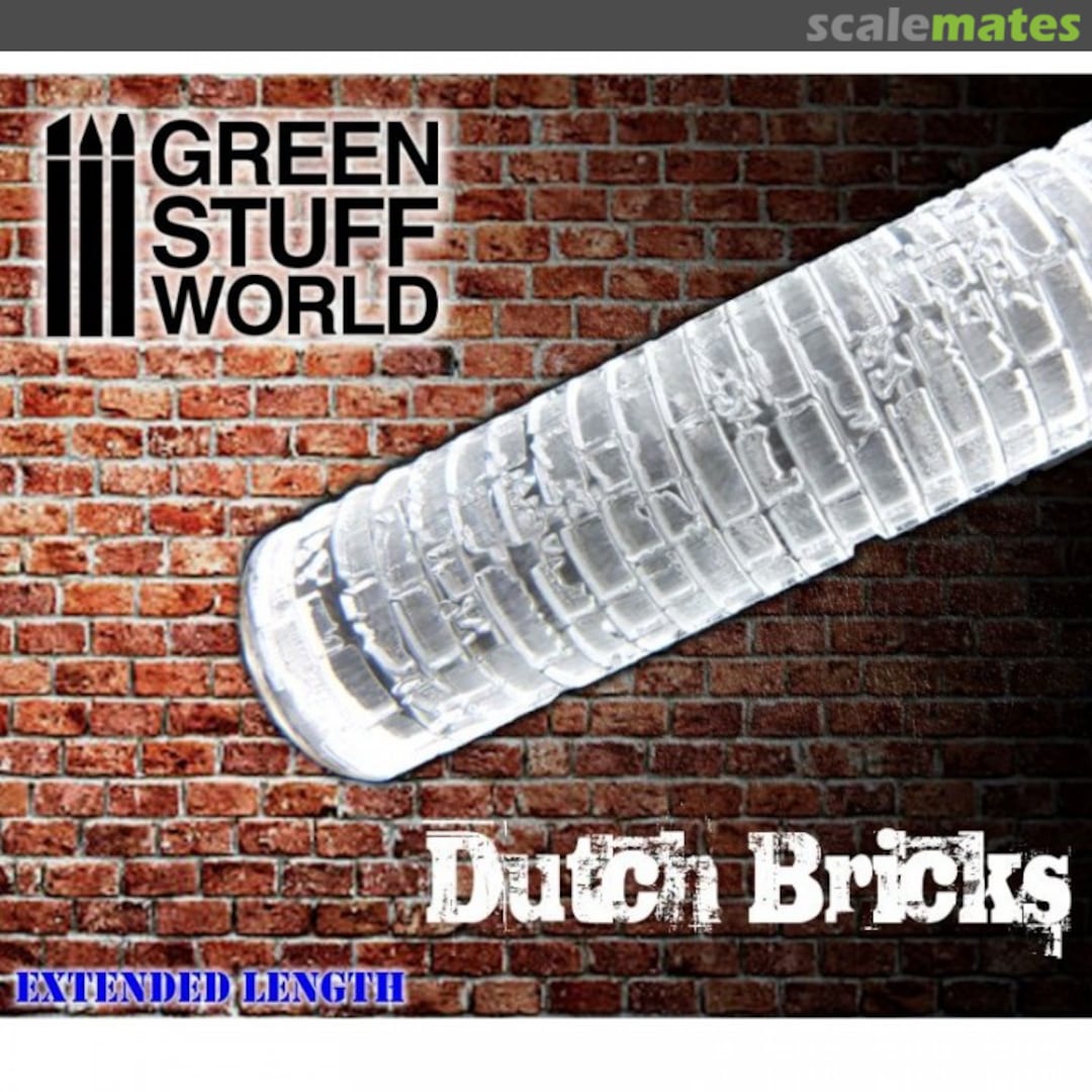Boxart Rolling Pin DUTCH Bricks 8436554363360 Green Stuff World Boxart Rolling Pin DUTCH Bricks 8436554363360 Green Stuff World