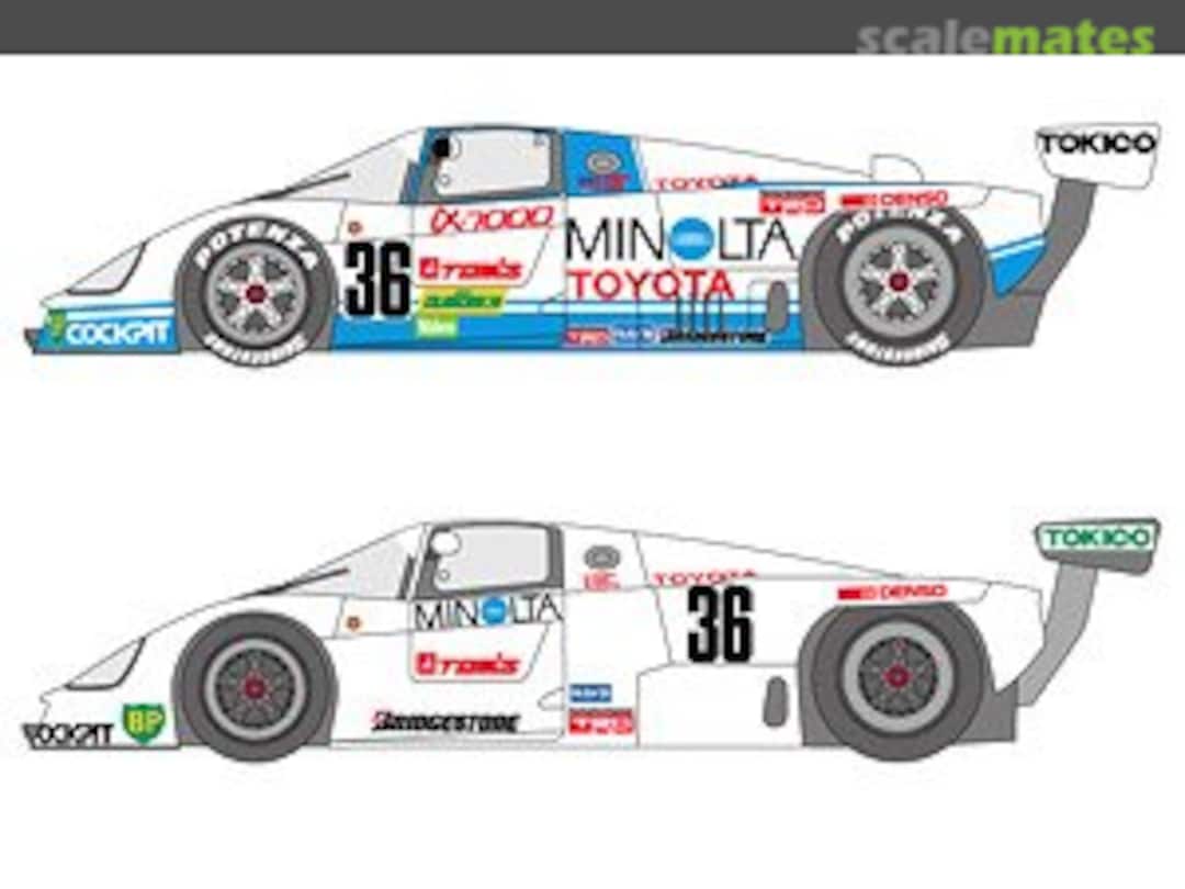 Boxart Minolta 87C 1987 LM Test Car Decal Set SHK-D351 Shunko Models