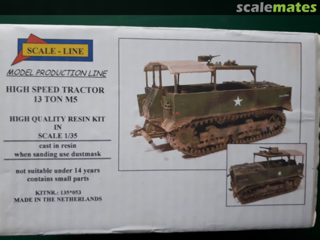 Boxart High speed tractor 13 Ton 053 Scale Line Boxart High speed tractor 13 Ton 053 Scale Line