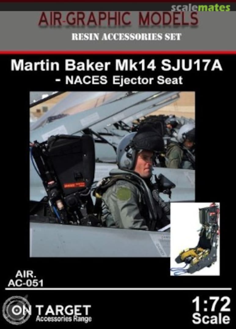 Boxart Martin Baker Mk14 SJU17A - NACESEjector Seat AIR.AC-051 Air-Graphics Models Boxart Martin Baker Mk14 SJU17A - NACESEjector Seat AIR.AC-051 Air-Graphics Models