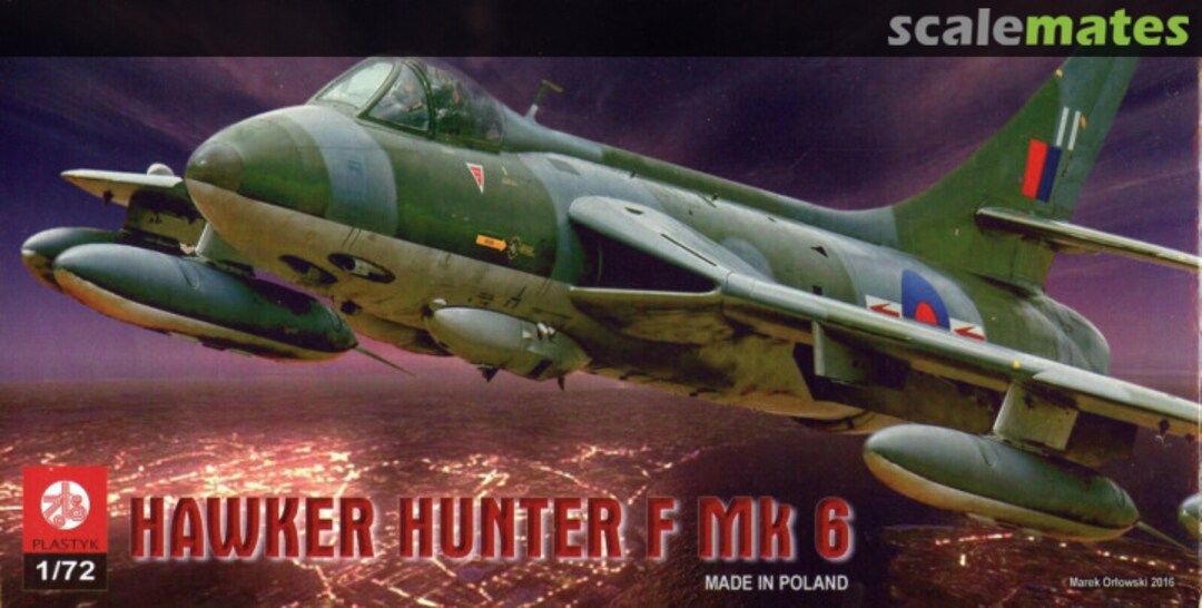 Boxart Hawker Hunter F Mk.6 S-007 ZTS Plastyk Boxart Hawker Hunter F Mk.6 S-007 ZTS Plastyk