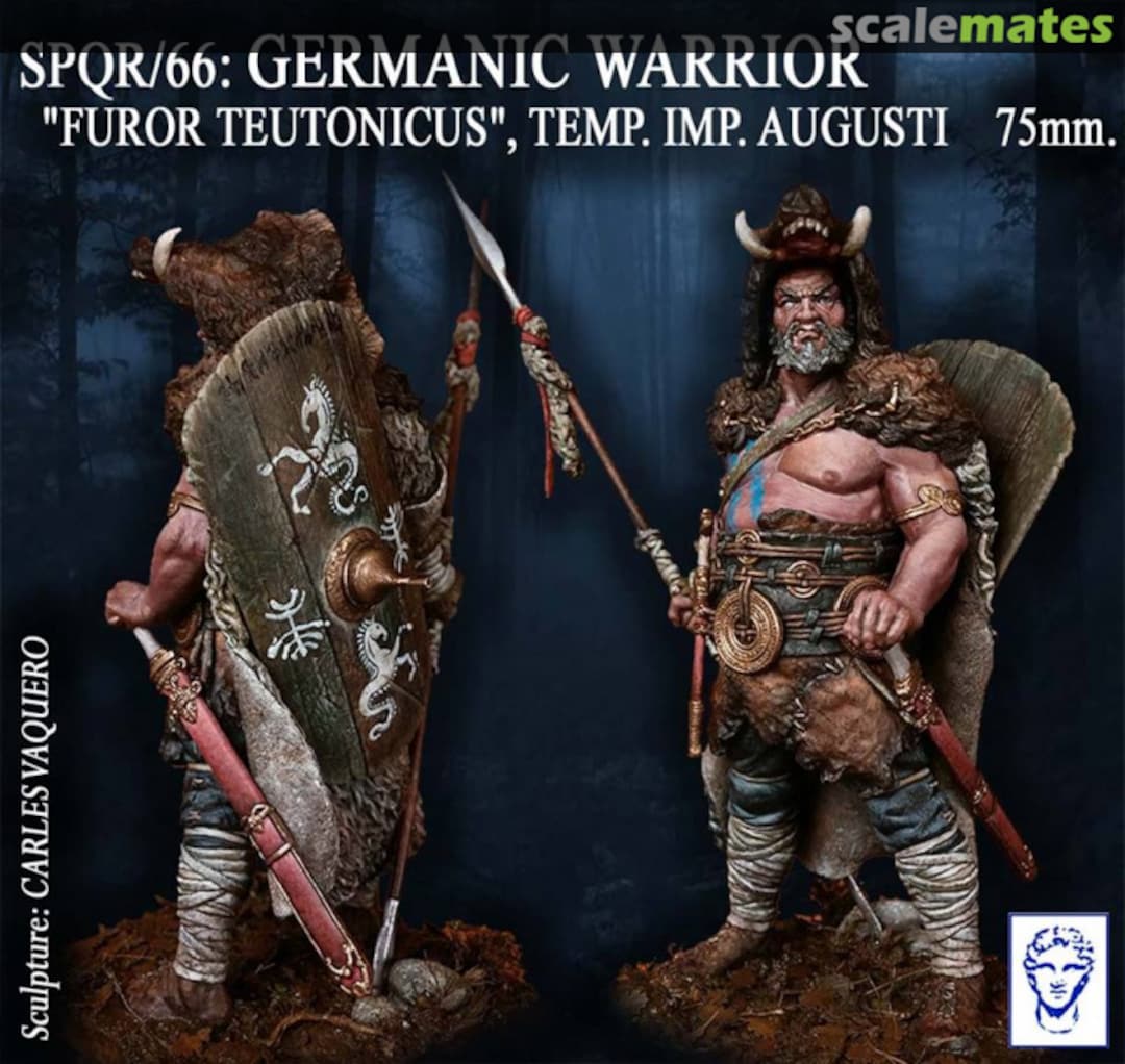 Boxart GERMANIC WARRIOR SPQR/66 Alexandros Models Boxart GERMANIC WARRIOR SPQR/66 Alexandros Models