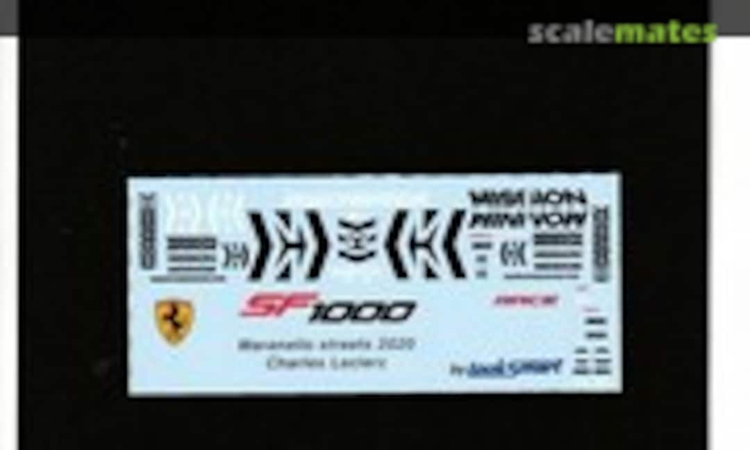1:43 Ferrari SF1000 Mission Winnow Look Smart Compatible Decals (Museum collection D1008) D1008